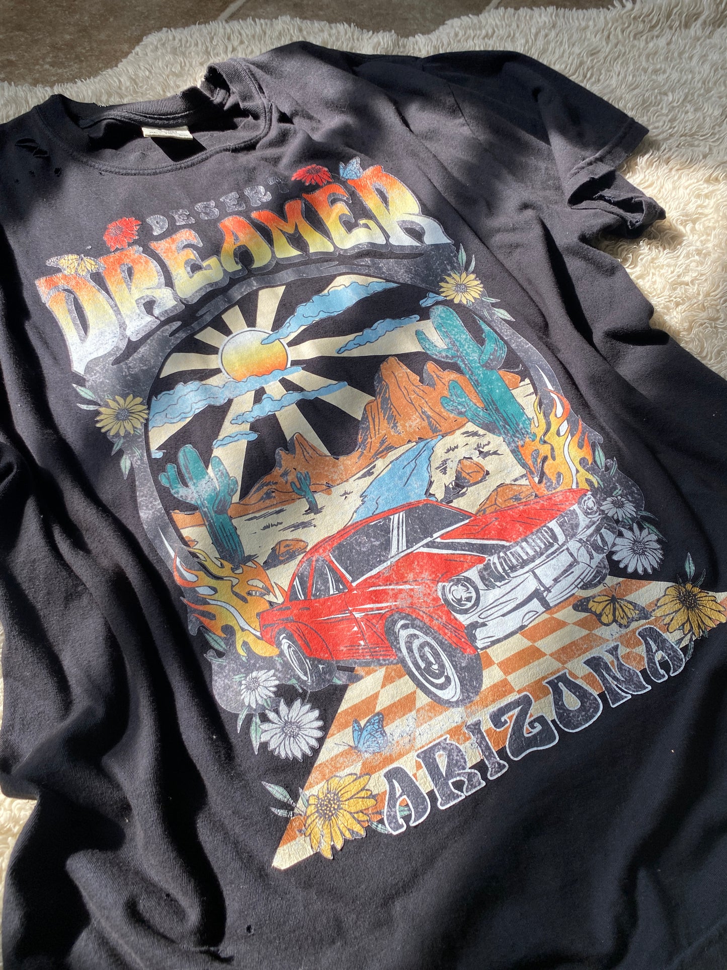 Desert Dreamer Vintage Car Tshirt