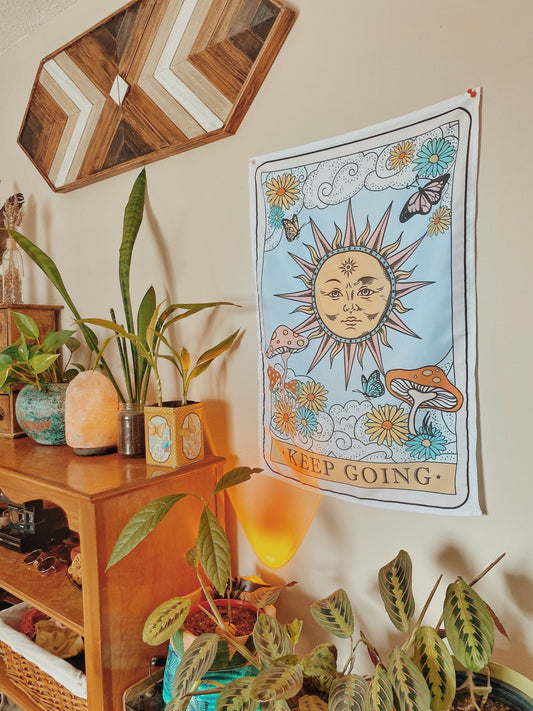 Keep Going Sun Tapestry