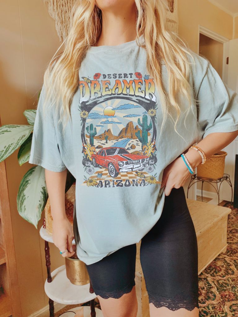 Desert Dreamer Vintage Car Tshirt