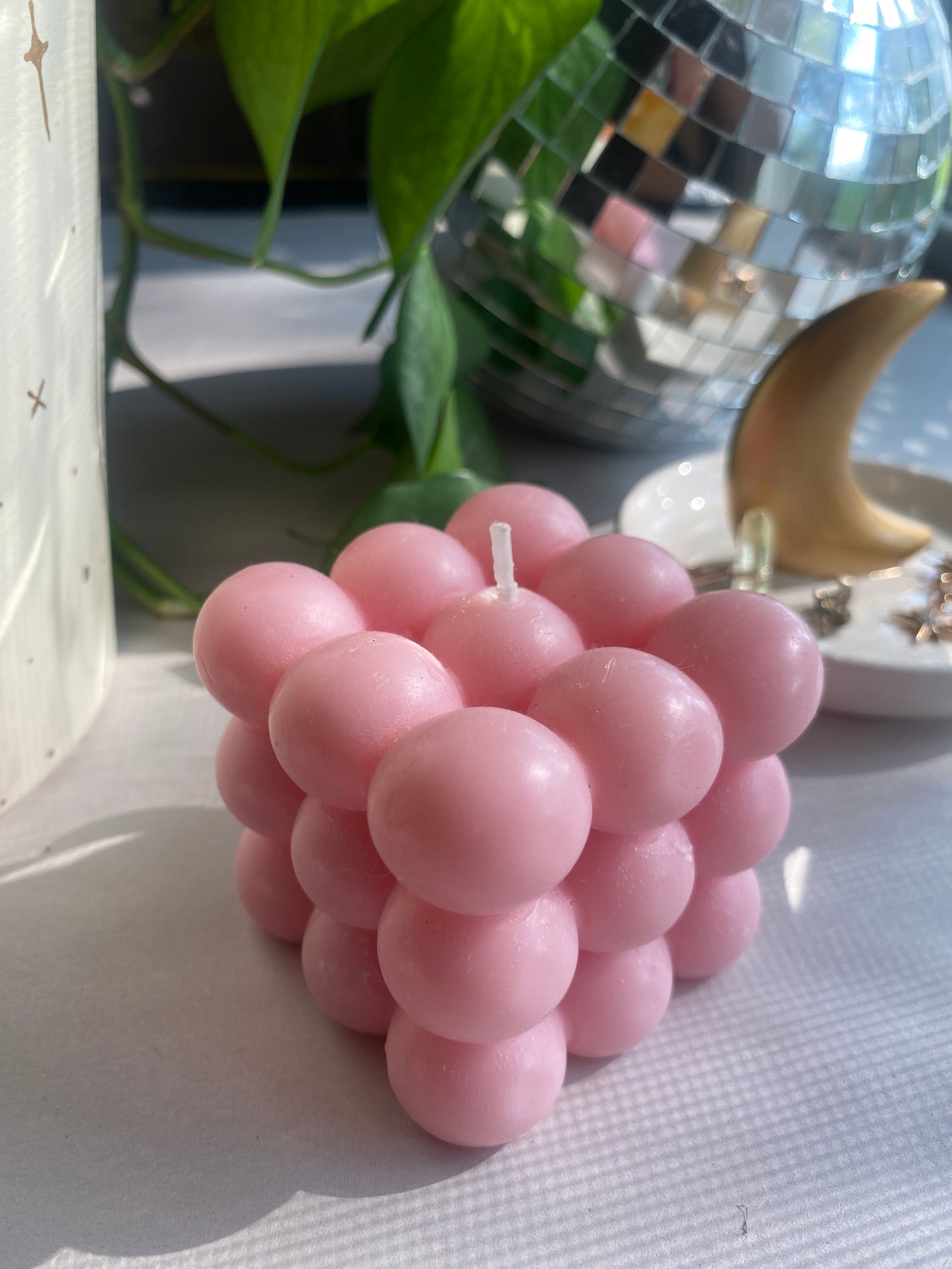 Pastel Bubble Cube Candles | 5.3oz unscented