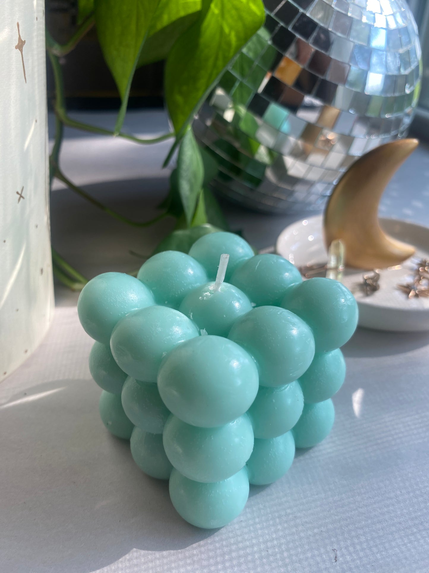 Pastel Bubble Cube Candles | 5.3oz unscented