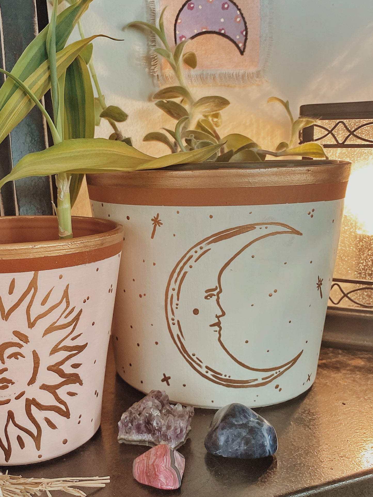 Cabo Moon Terracotta Pot