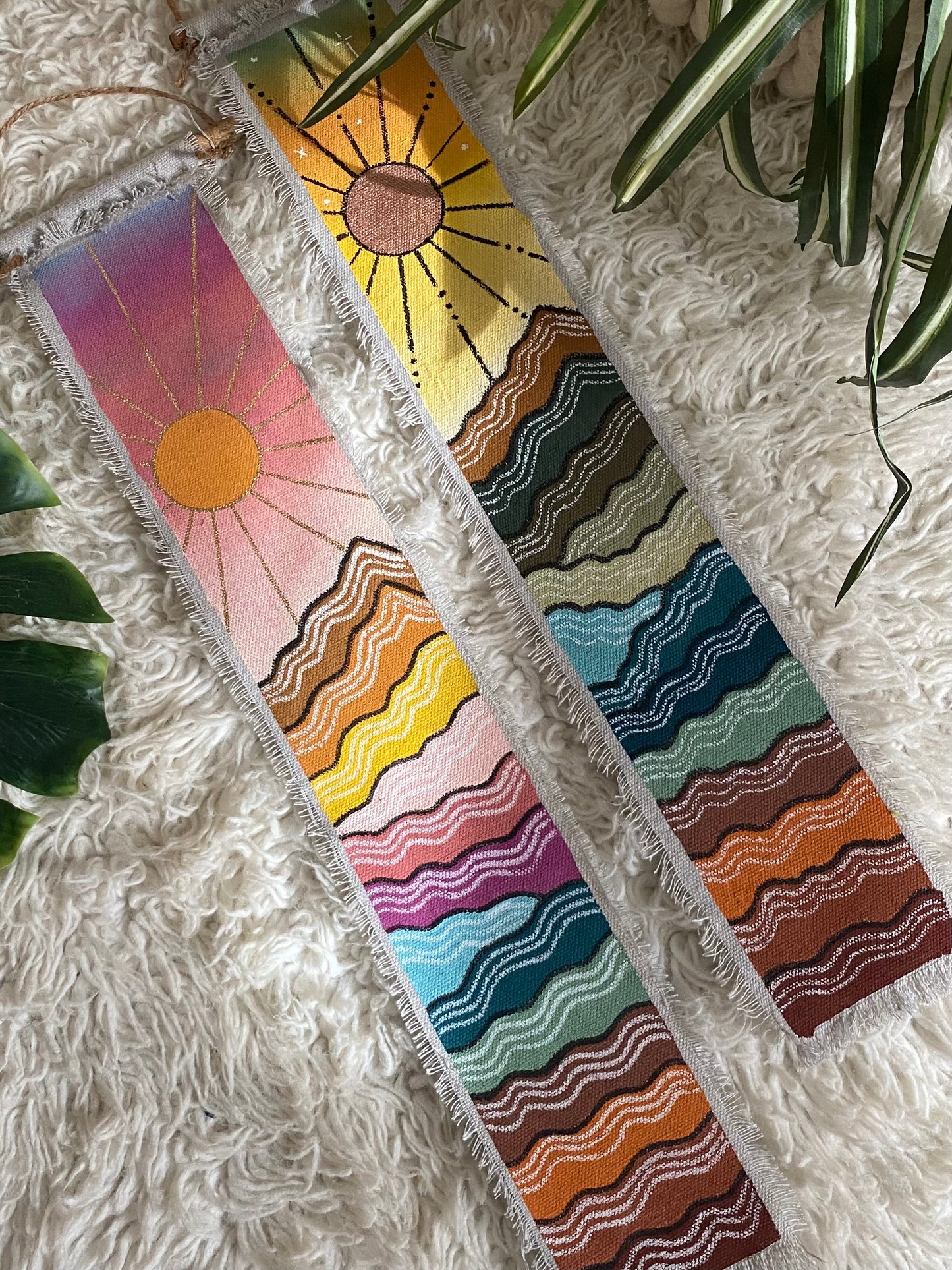 Mini Rainbow Mountain Tapestry