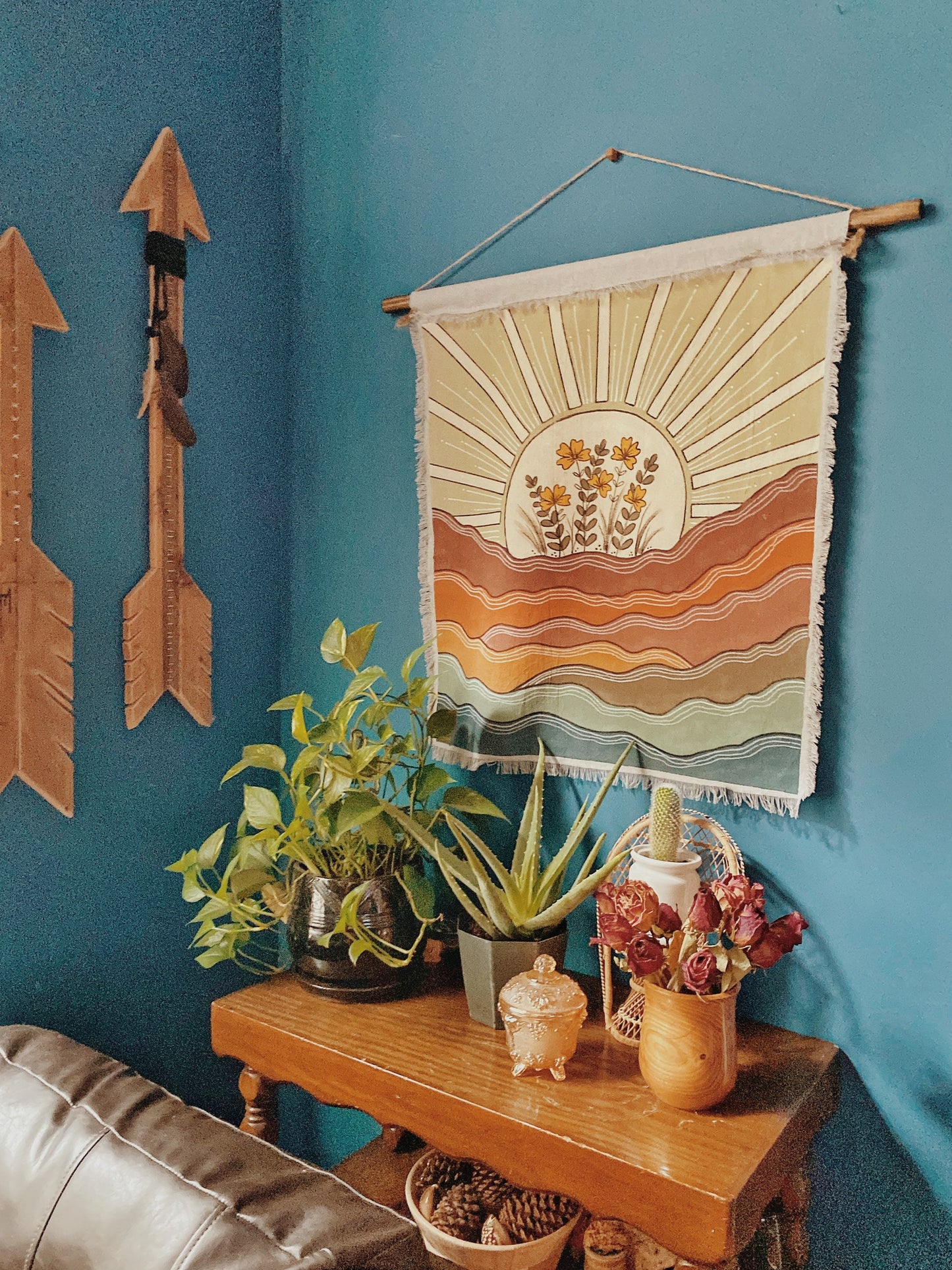 Sunrise Mountain Tapestry