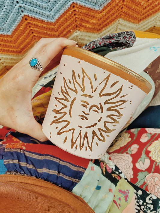 Cabo Sun Blush Terracotta Pot
