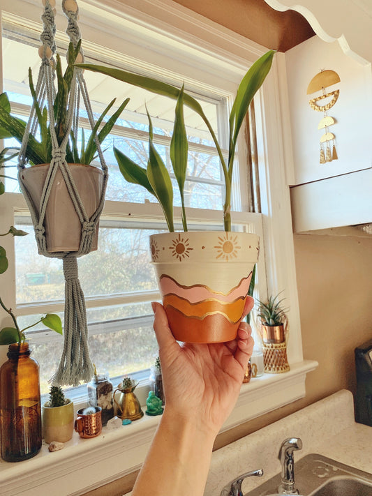 Sun Mountain Terracotta Pot