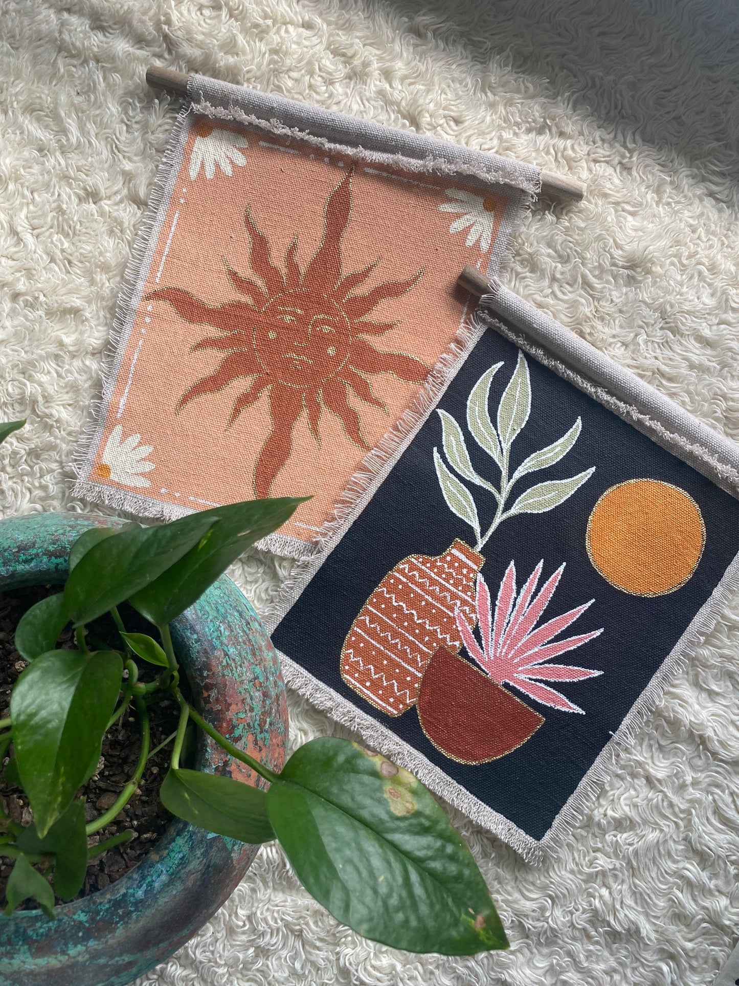 Boho Sun Wall Tapestry