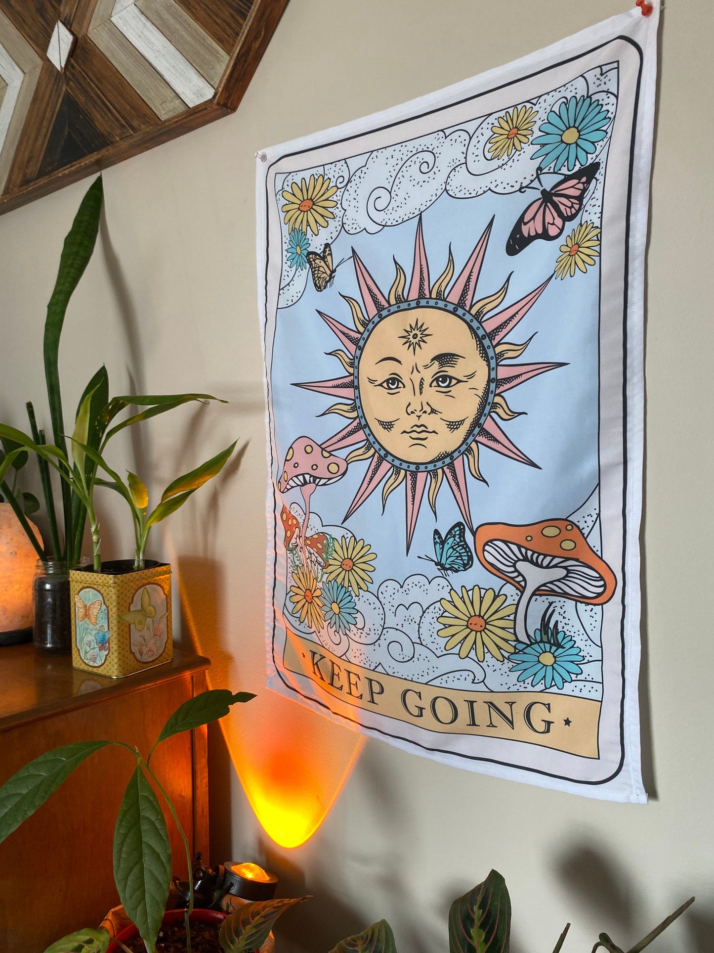 Keep Going Sun Tapestry